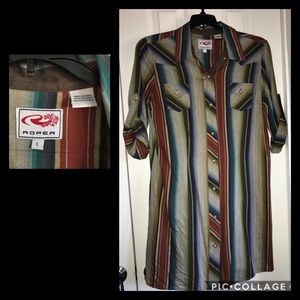 Roper Button up Western Dress